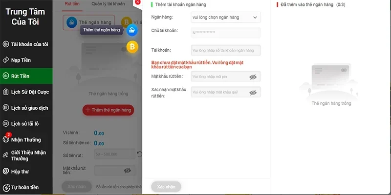 Các phương thức rút tiền phổ biến tại qq88
